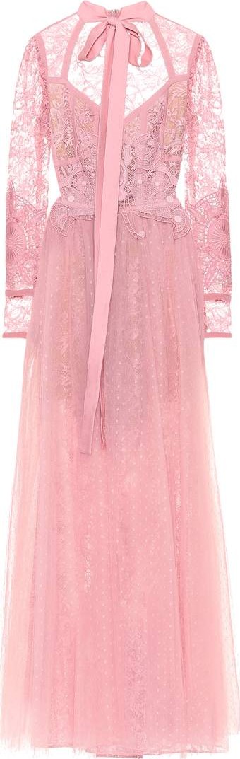 ELIE SAAB Lace and tulle gown