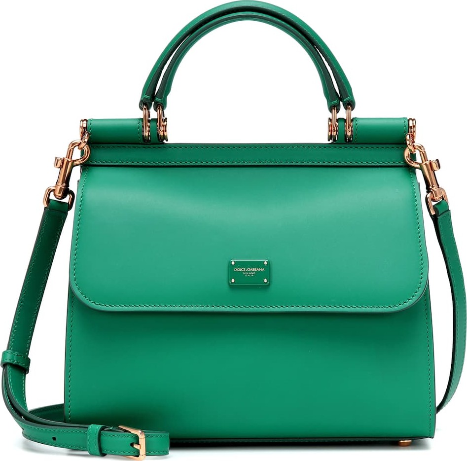 Dolce & Gabbana Sicily Small 58 leather shoulder bag