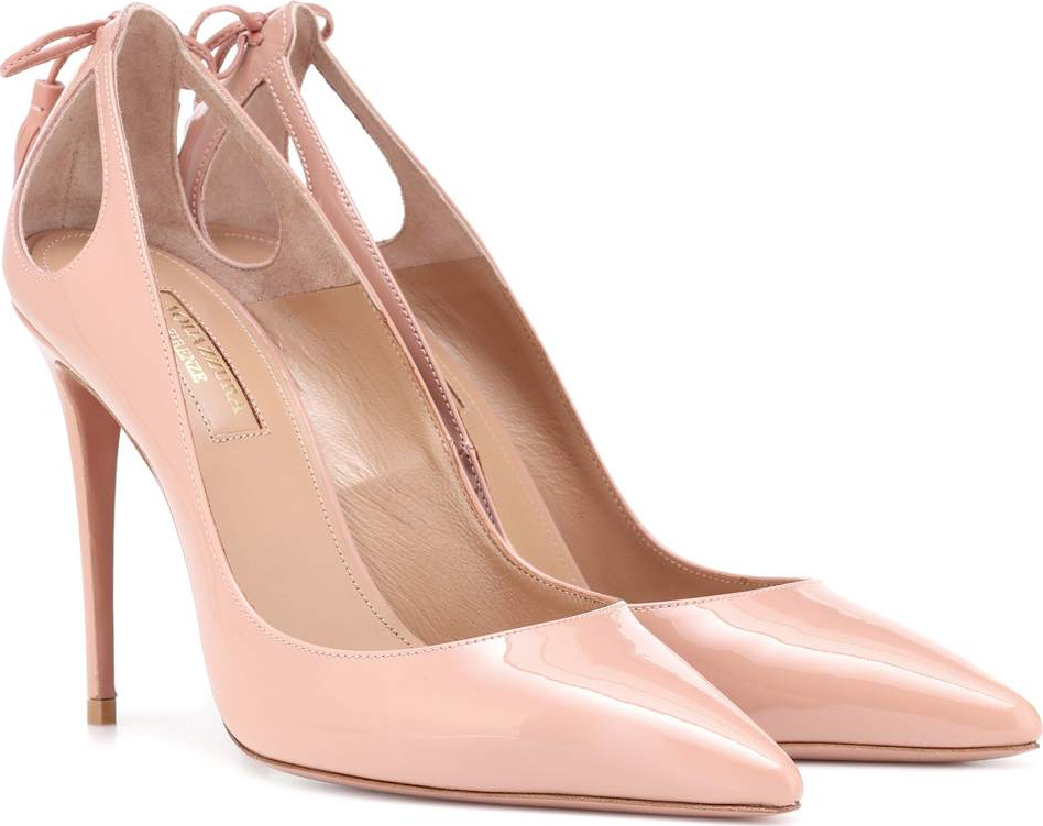 Aquazzura Forever Marilyn 105 patent leather pumps