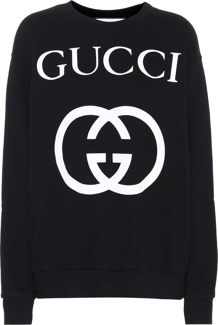 Gucci Oversized printed cotton sweatshirt