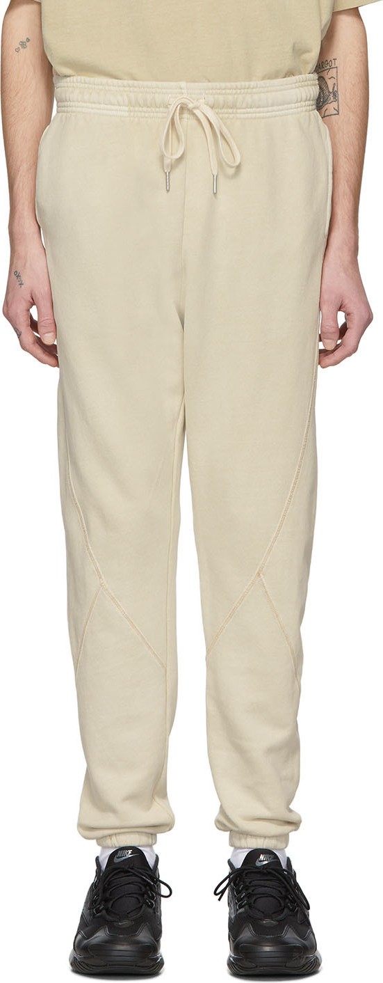 John Elliott Beige Loose Stitch Lounge Pants