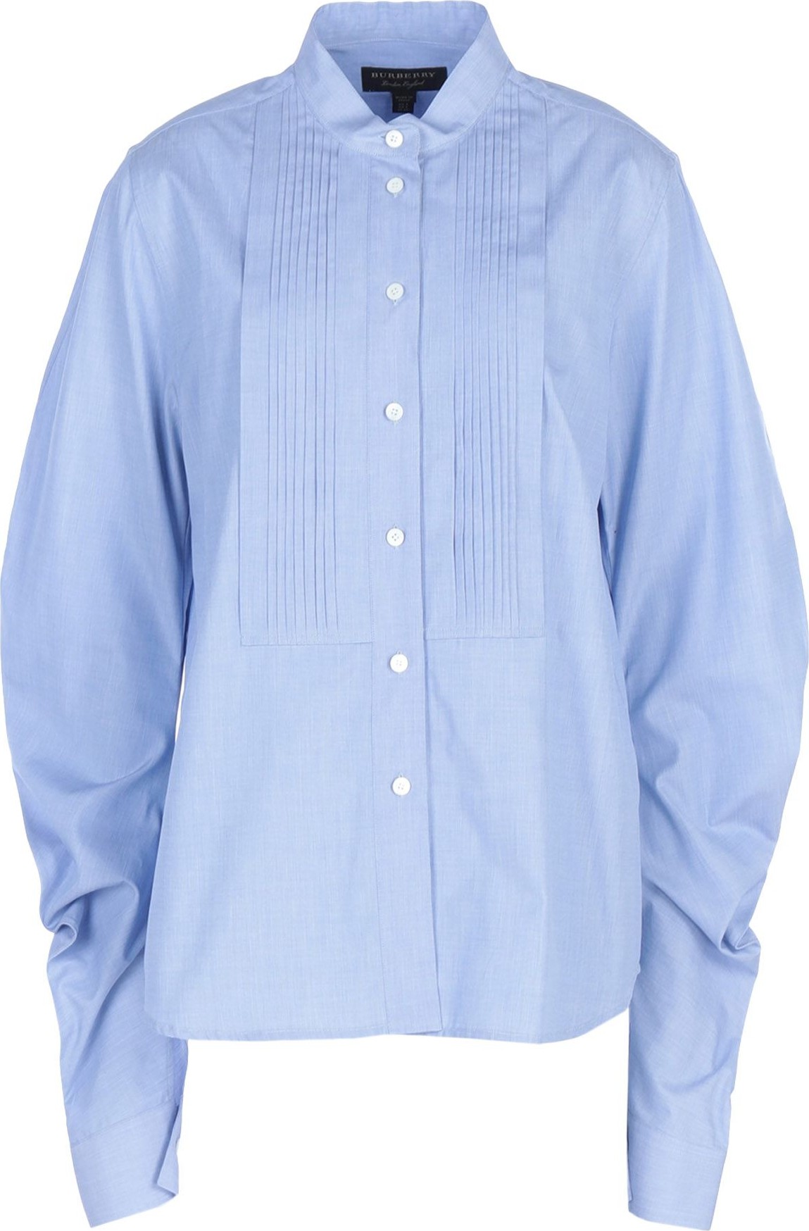 Burberry London England Solid Color Shirts & Blouses