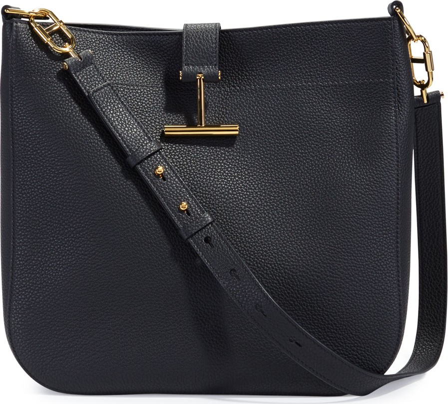TOM FORD Tara Grained Leather Crossbody Bag