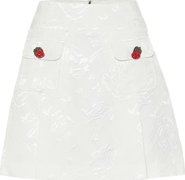 Dolce & Gabbana Cotton-blend jacquard miniskirt