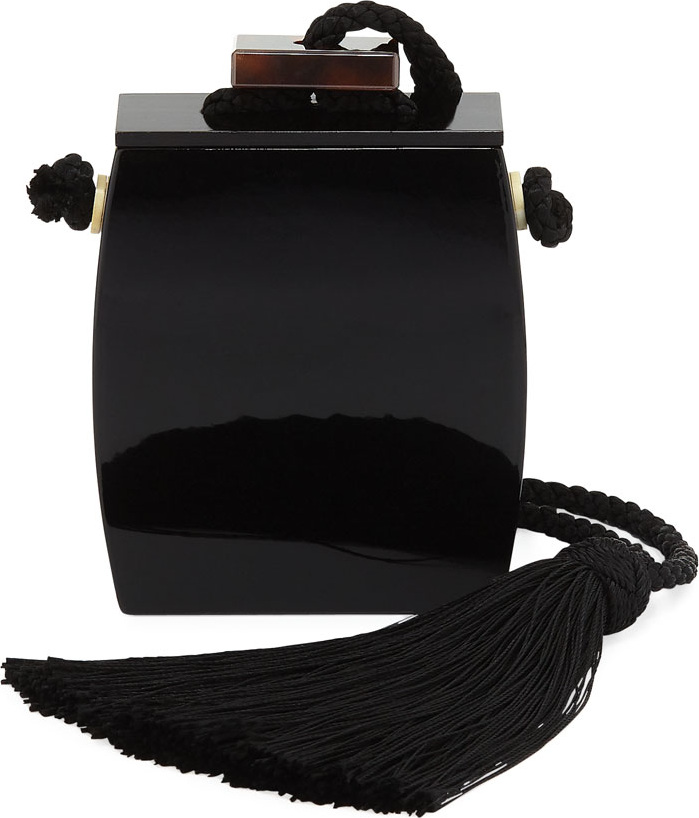 THE ROW Resin Inrou Tassel Clutch Bag