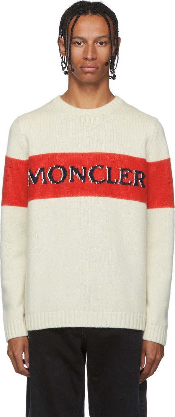Moncler Genius 2 Moncler 1952 Beige Maglione Tricot Sweater