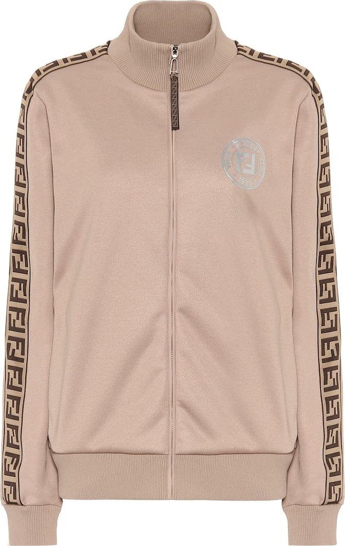 Fendi FF jersey track jacket
