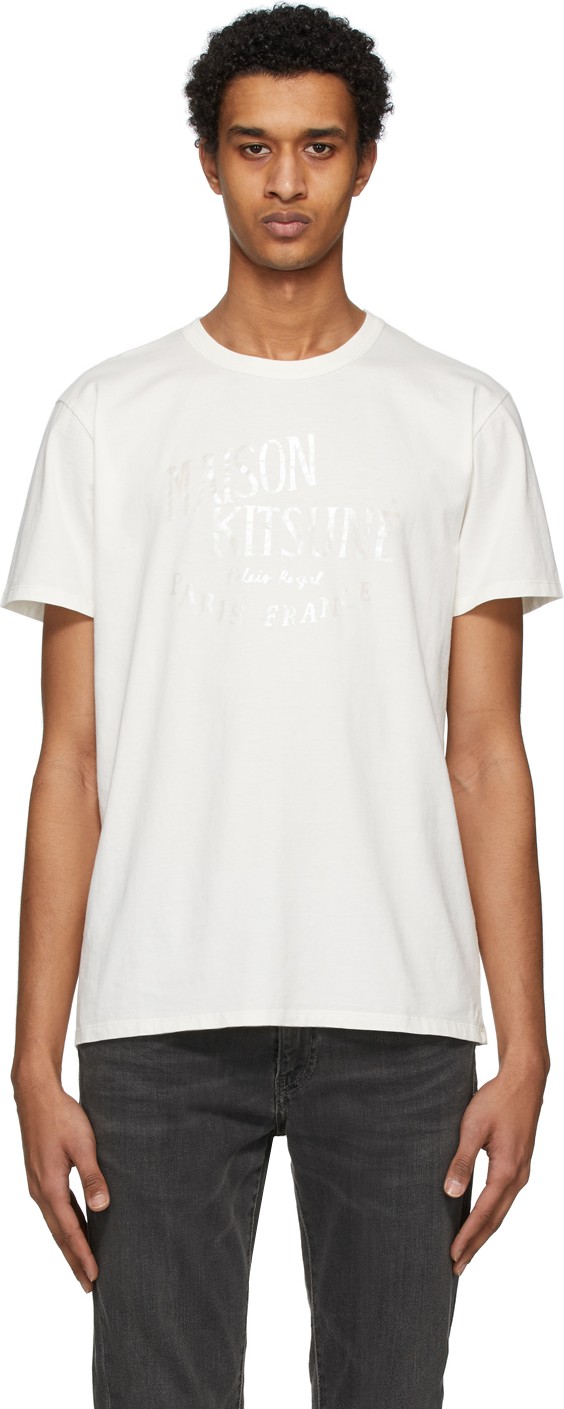 Maison Kitsune Off-White 'Palais Royal' T-Shirt