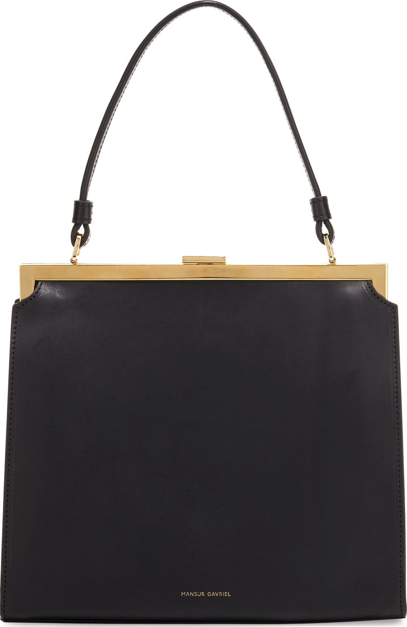 Mansur Gavriel Elegant Leather Top-Handle Bag
