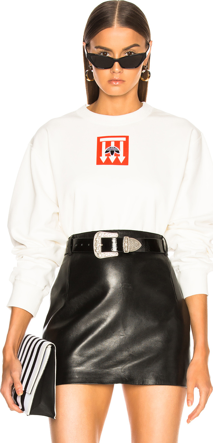 Adidas Originals by Alexander Wang Graphic Crew Sweater