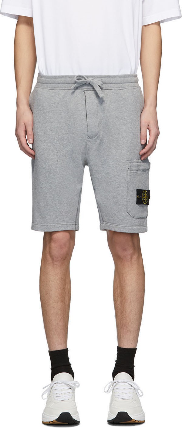 Stone Island Grey Mélange Shorts