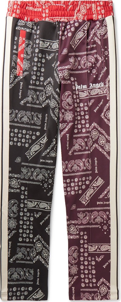Palm Angels Slim-Fit Tapered Printed Jersey Sweatpants