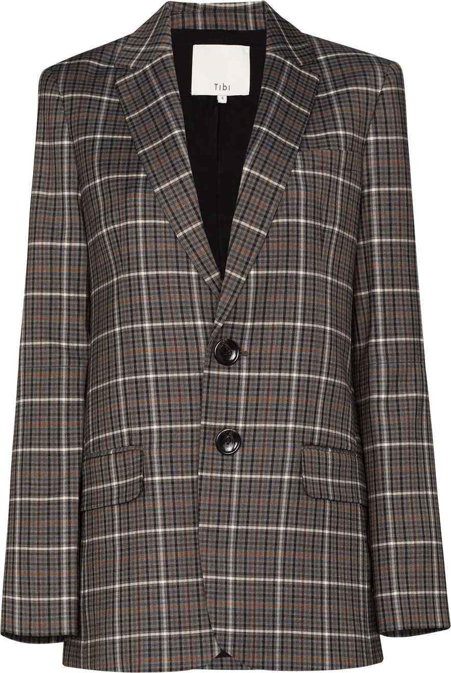 Tibi - Checked pattern blazer