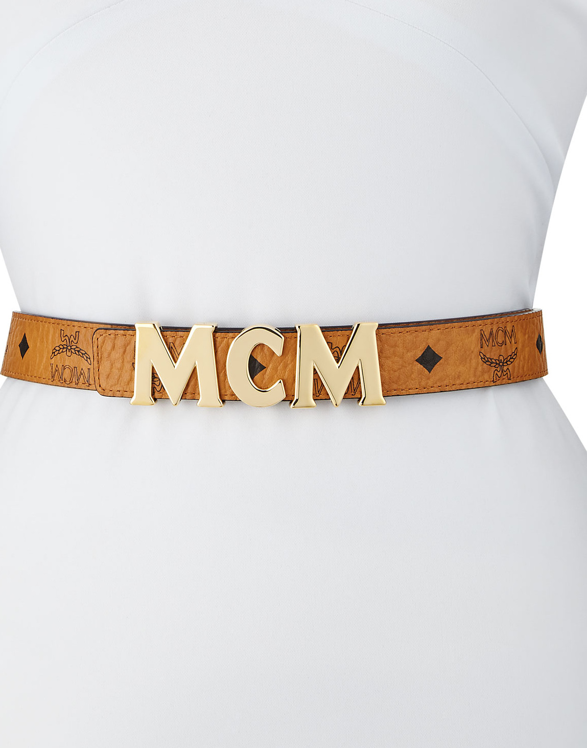MCM Logo-Buckle Visetos Belt