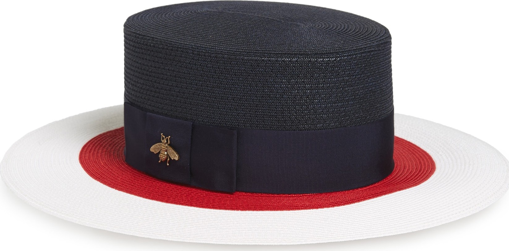 Gucci Alba Woven Straw Hat