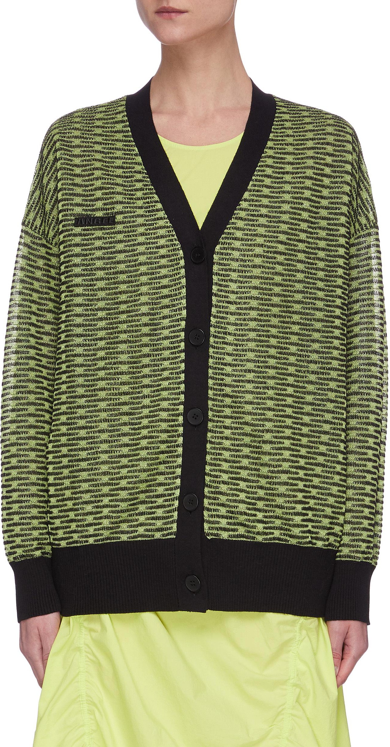 Angel Chen Neon Cardigan