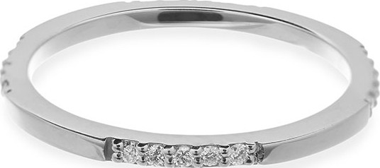 Lana 14K White Gold Expose Ring with Diamonds, Size 7