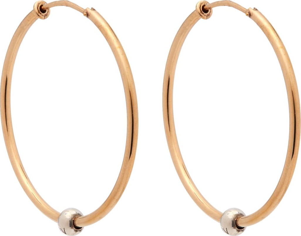 Bottega Veneta Ball-charm hoop earrings