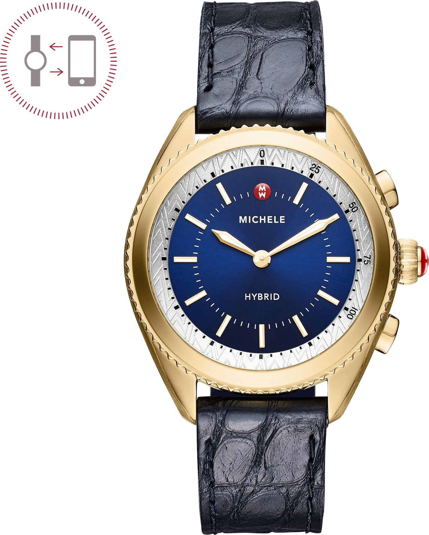 MICHELE Hybrid Tracker Watch, 38mm