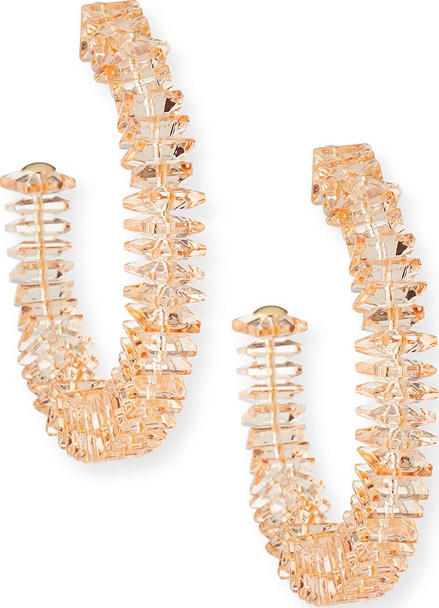 BAUBLEBAR Caylie Lucite Hoop Earrings