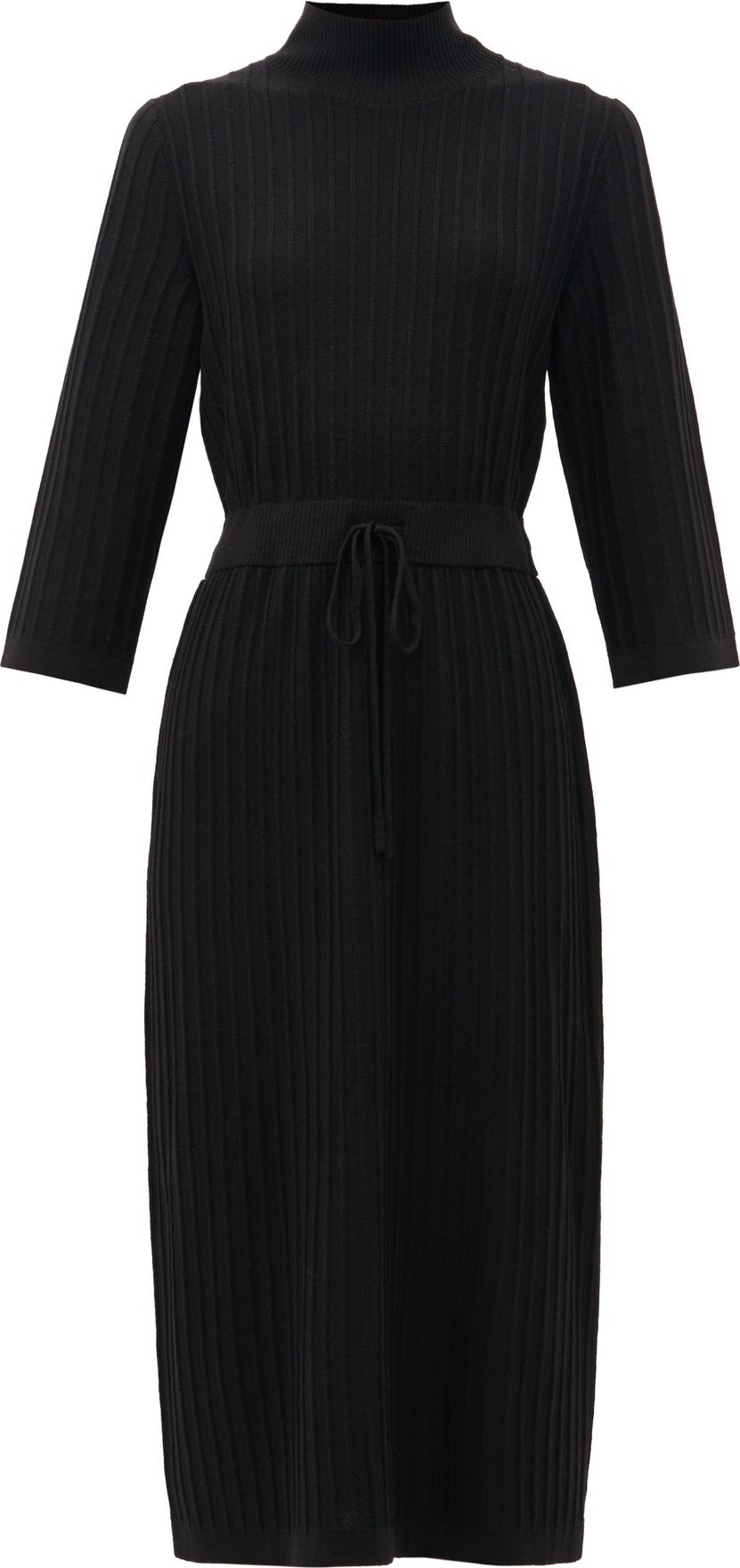 A.P.C. Vivianne drawstring-waist merino wool dress