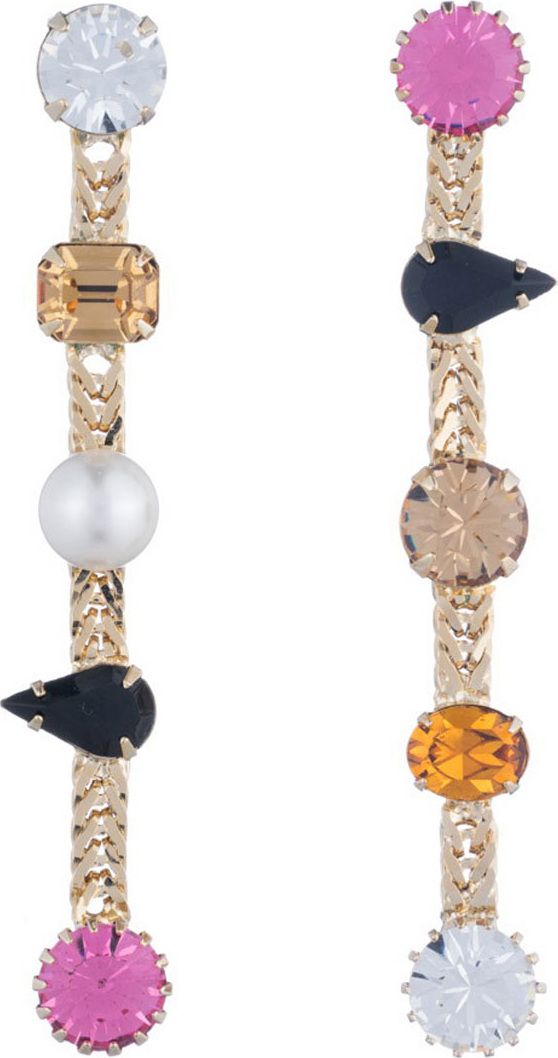 DANNIJO Walse Crystal Statement Earrings