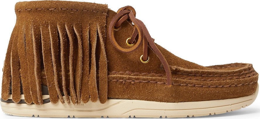Visvim Voyageur Shaman Fringed Suede Boots
