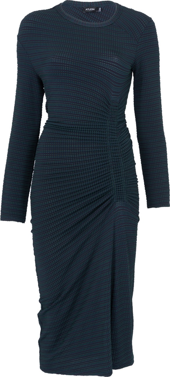 Atlein Long sleeve Ruched dress
