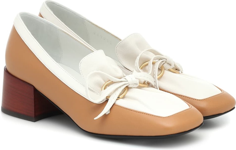 LOEWE Leather loafers