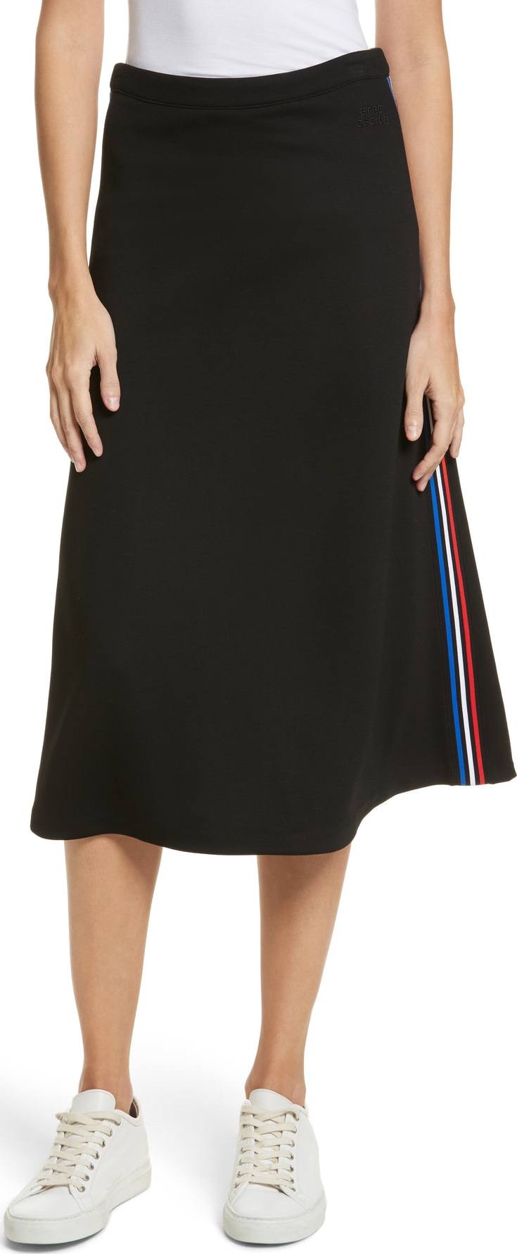 Etre Cecile être cécile Rib A-Line Midi Skirt