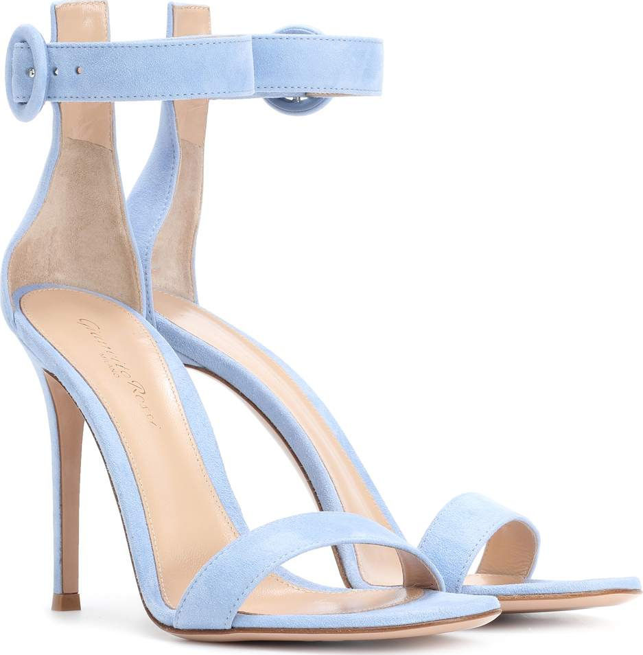Gianvito Rossi Exclusive to mytheresa.com – Portofino 105 suede sandals