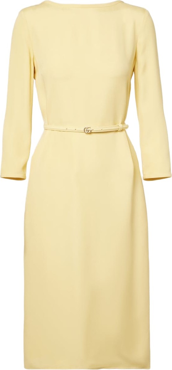 Gucci - Double G cady midi dress