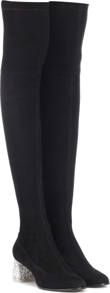 Sophia Webster Suranne suede over-the-knee boots