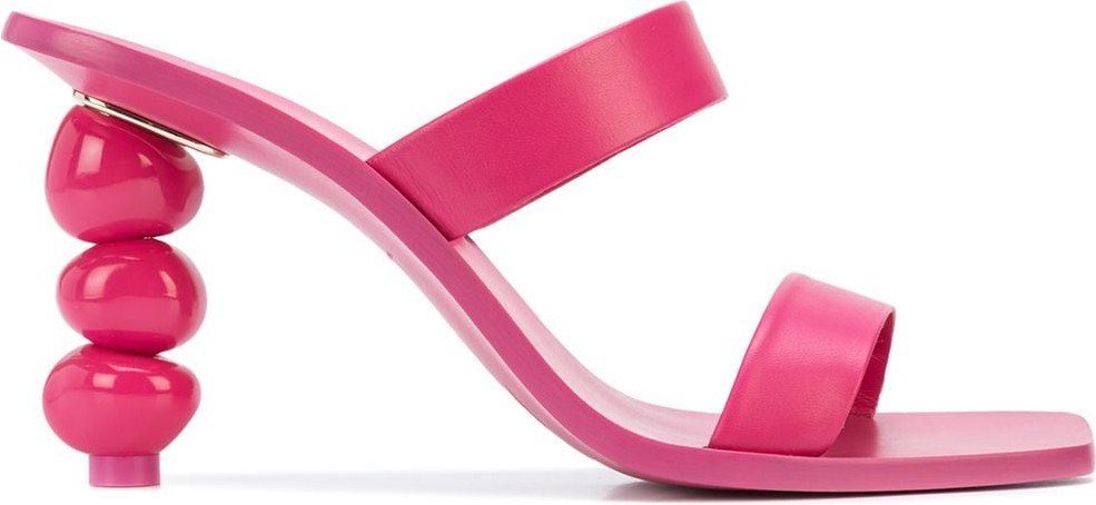 Cult Gaia Meta stacked stone heel