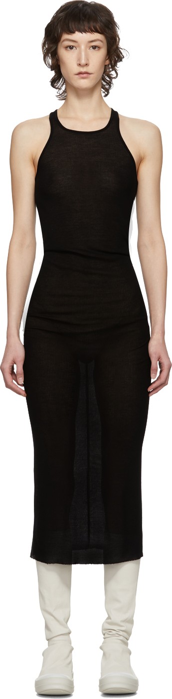 Rick Owens Black Tank Dress