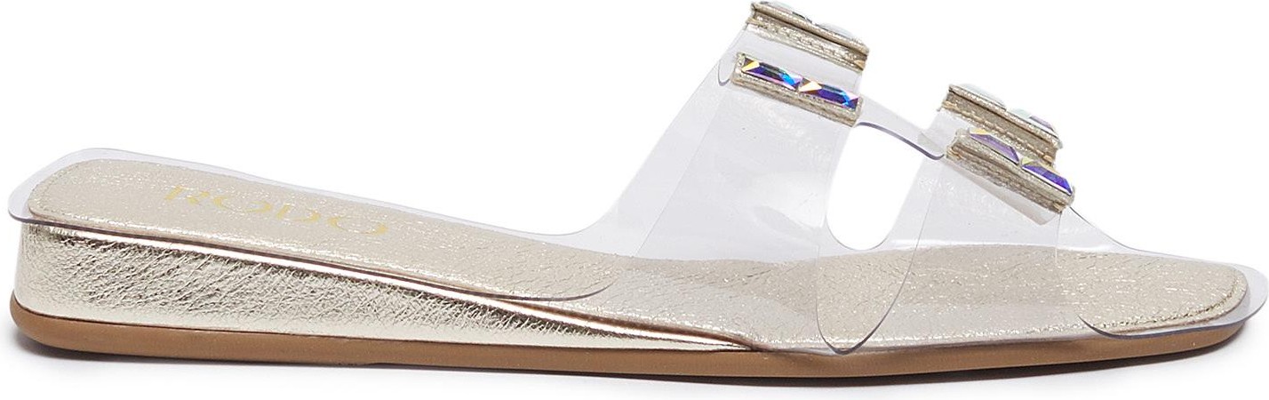 RODO Strass embellished PVC sandals