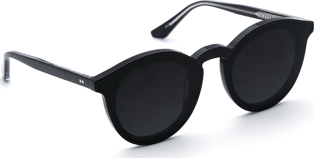 KREWE Collins Round Monochromatic Sunglasses