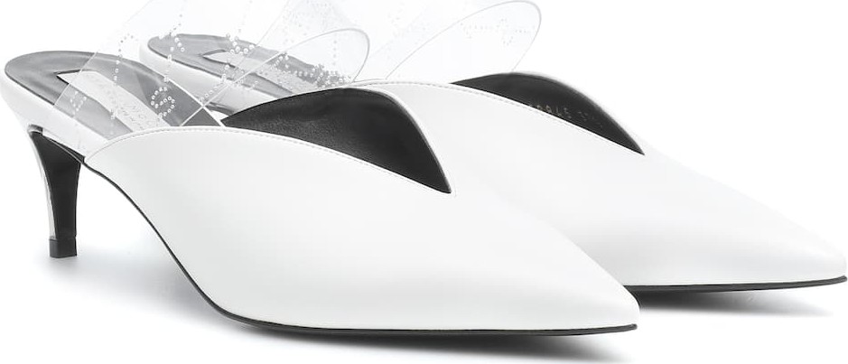 Stella McCartney Transparent-trim mules