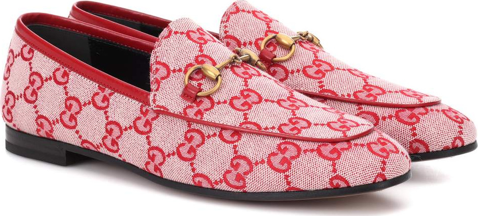 Gucci Jordaan GG canvas loafers