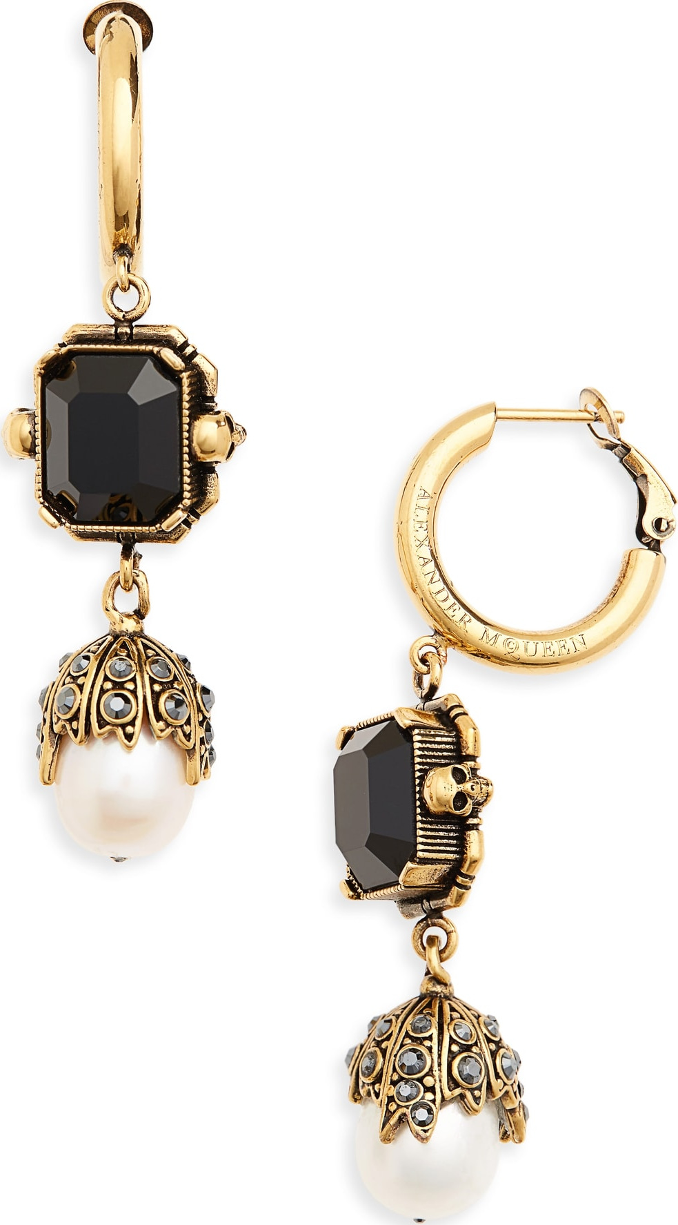 Alexander McQueen Pearl Drop Earrings
