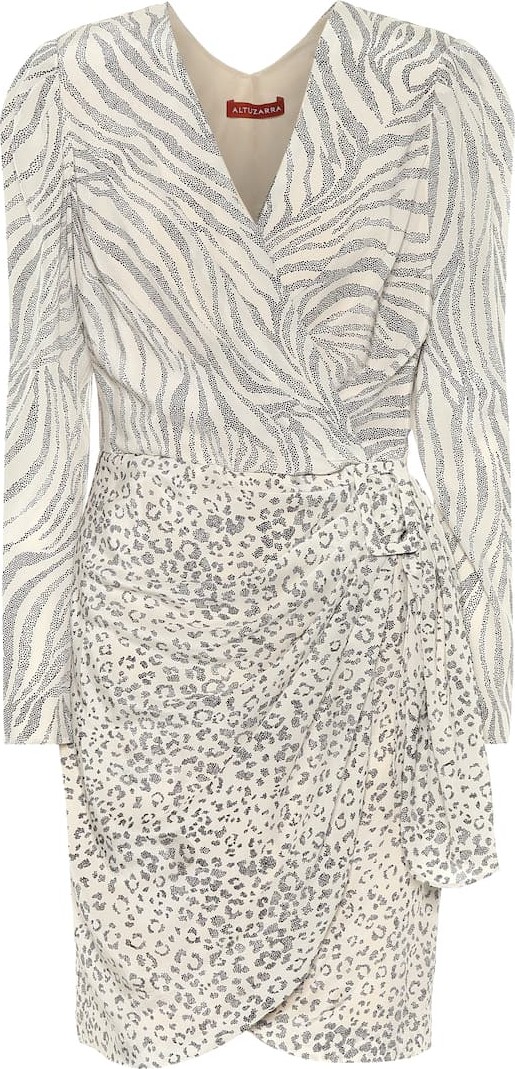 Altuzarra Animal-print silk dress