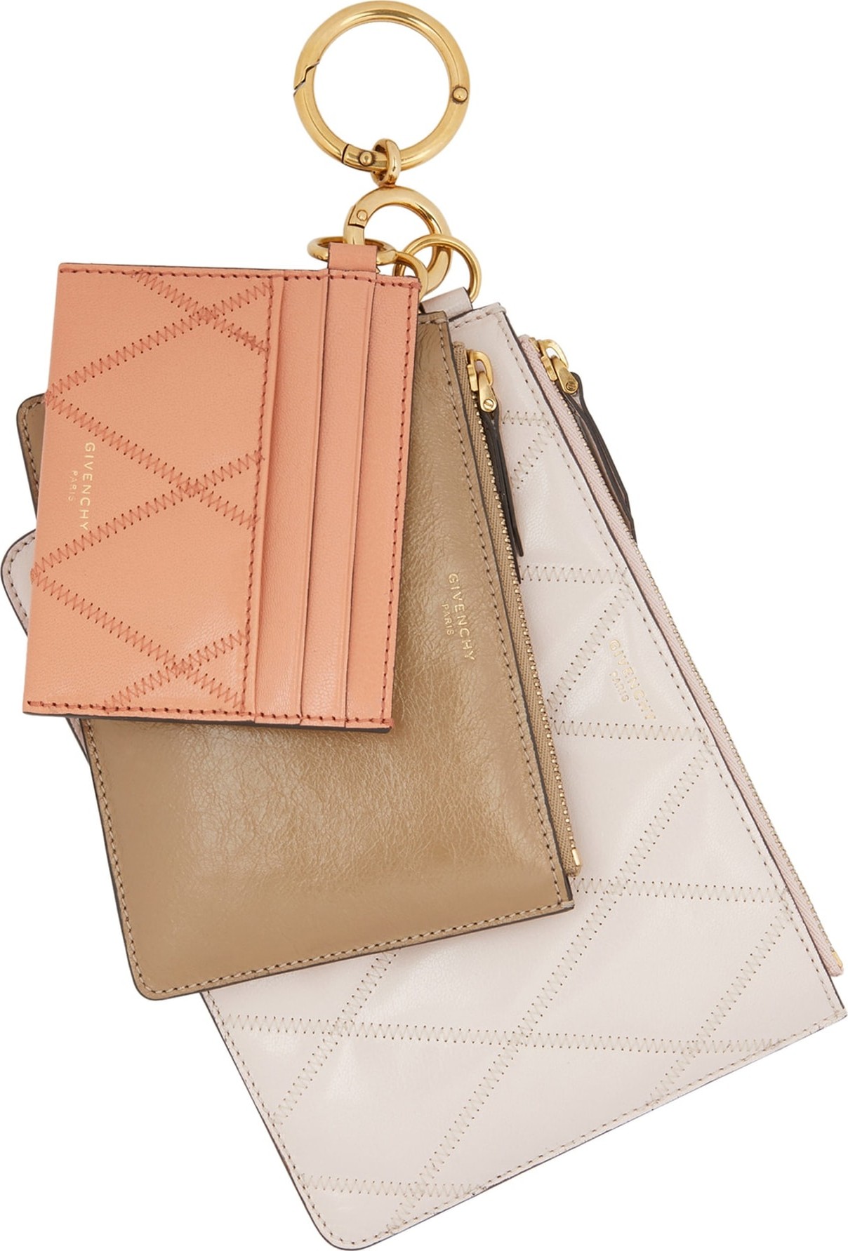 Givenchy Leather Card Case & Two Pouches Set