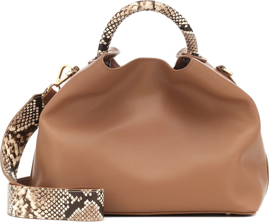 Elleme Raisin leather shoulder bag