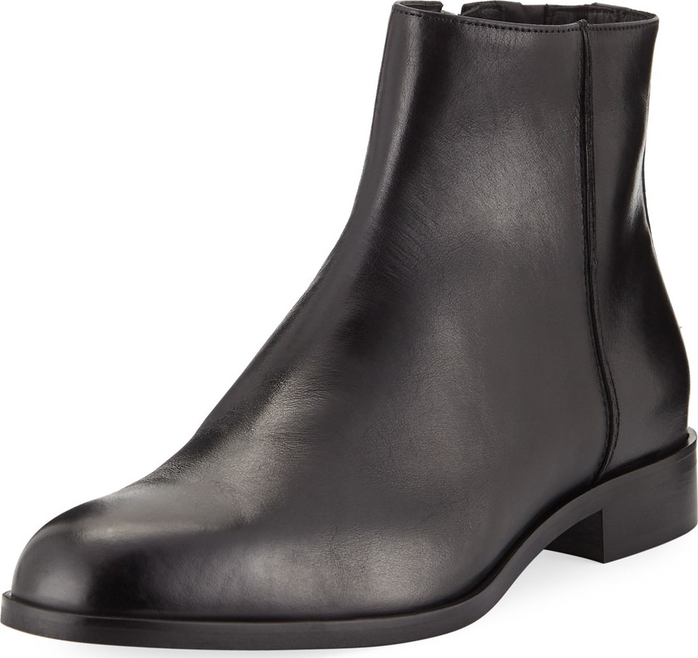 Donald J Pliner Men's Milo-13 Leather Zip Ankle Boots