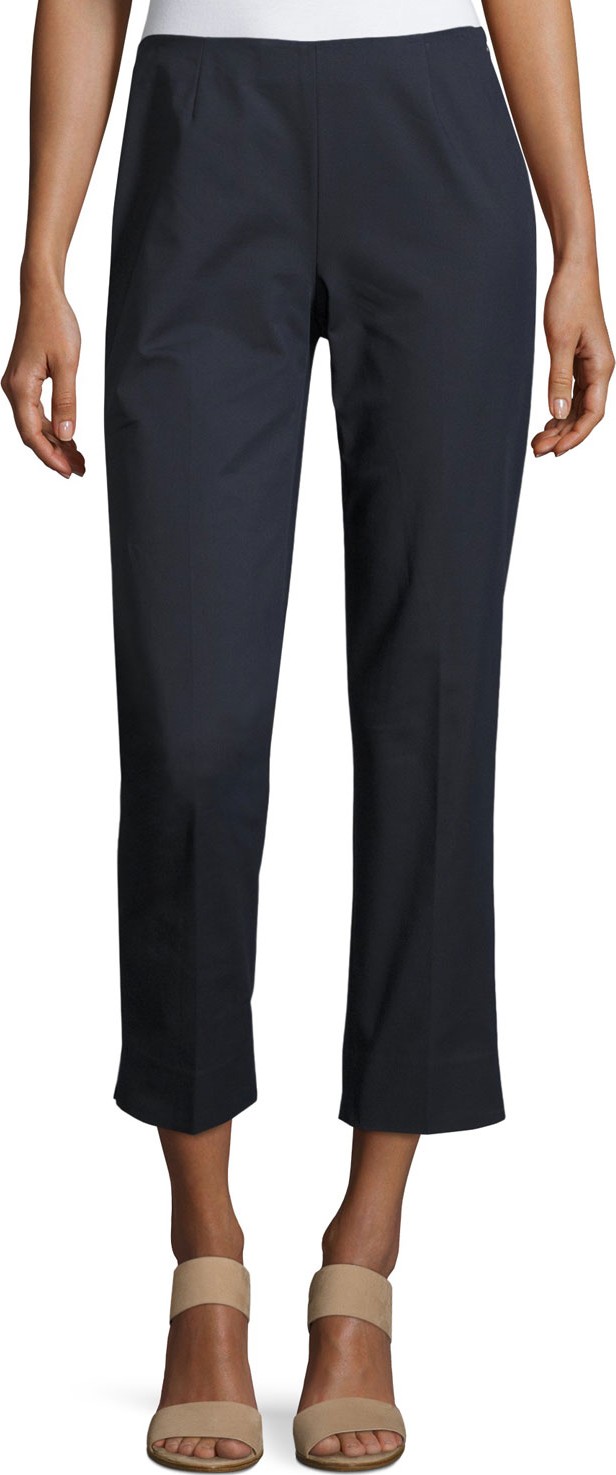 Lafayette 148 New York Straight-Leg Cropped Pants