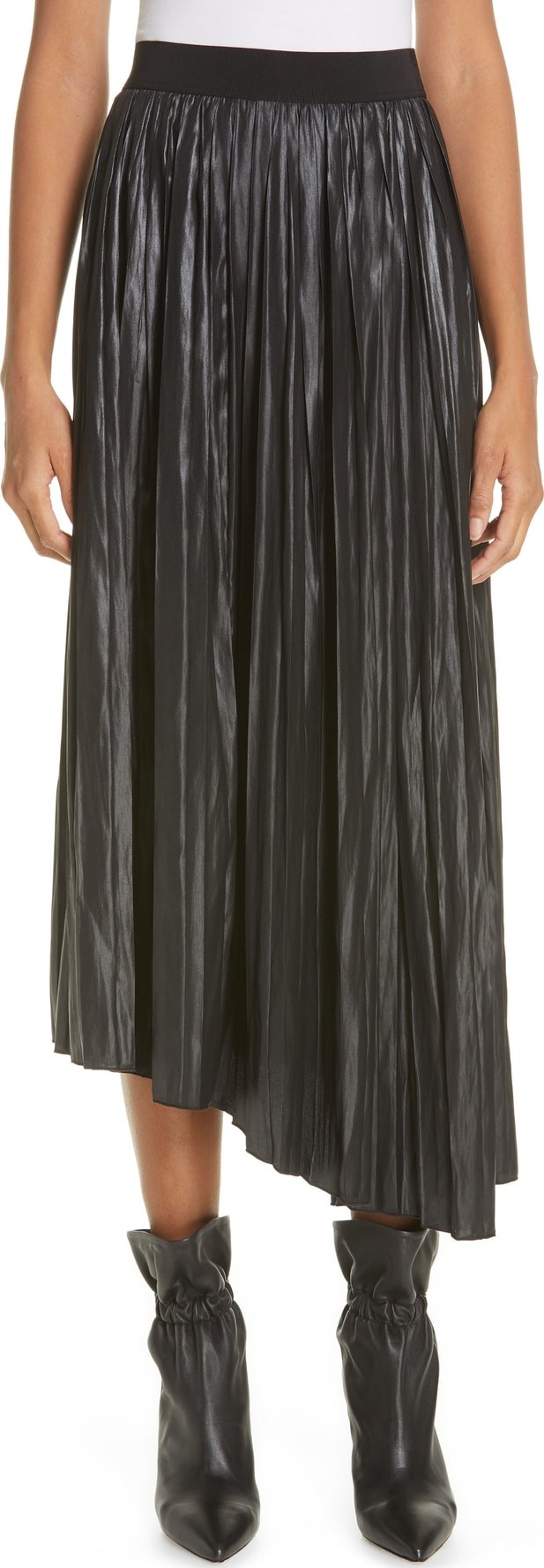 Isabel Marant Pleated Asymmetrical Skirt