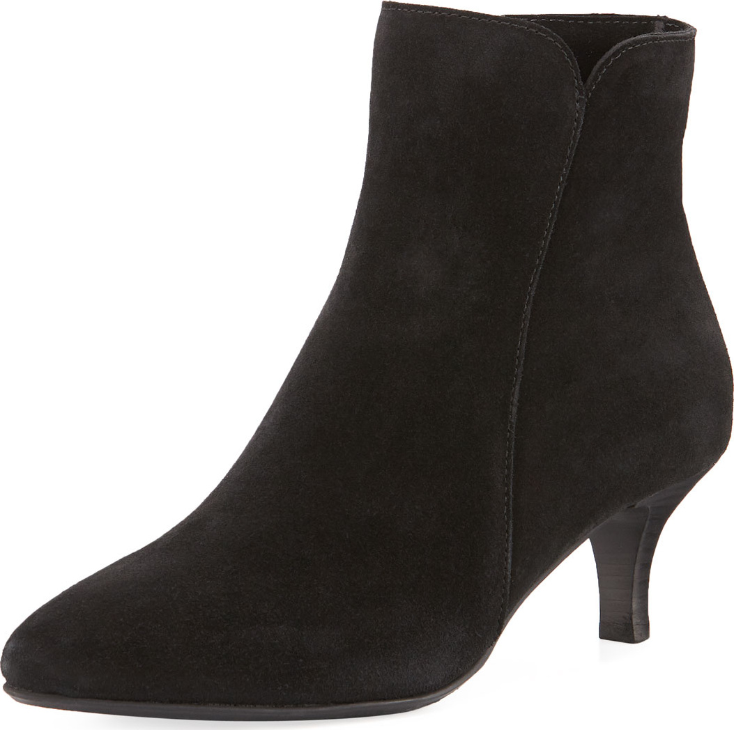 La Canadienne Dean Pointed Suede Booties
