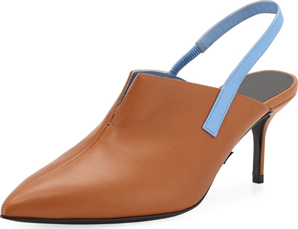 Pierre Hardy Secret Leather Slingback Mules