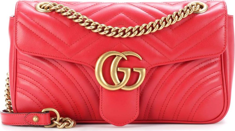 Gucci GG Marmont matelassé leather shoulder bag