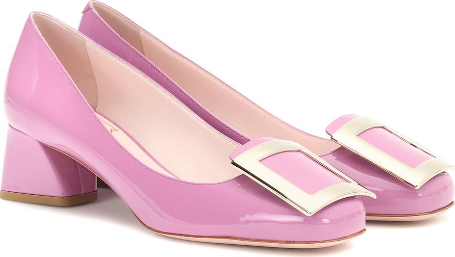Roger Vivier Purple Très Vivier patent-leather pumps